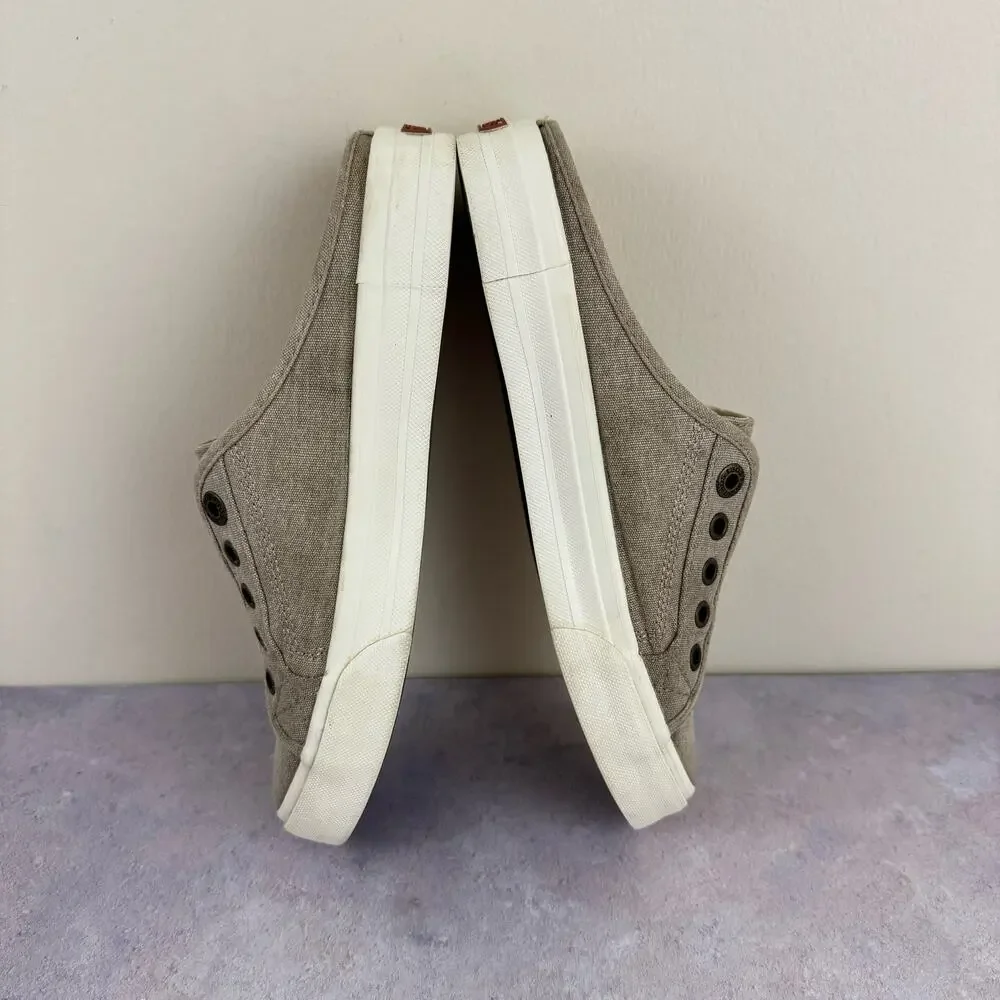 Taos Shoes Womens 7.5 EZ Soul Sneakers Slip On Canvas Comfort Arch Support Read - Picture 6 of 11